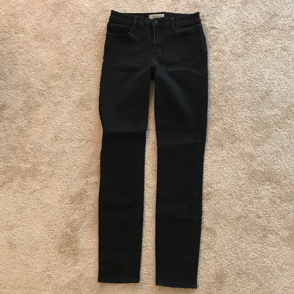 Pacsun midrise skinniest jeans BLACK